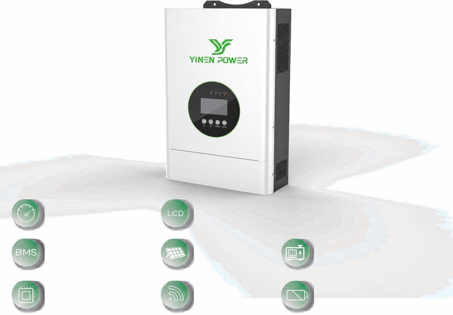 YINEN POWER INV 3600-24 inverter with logo on front panel