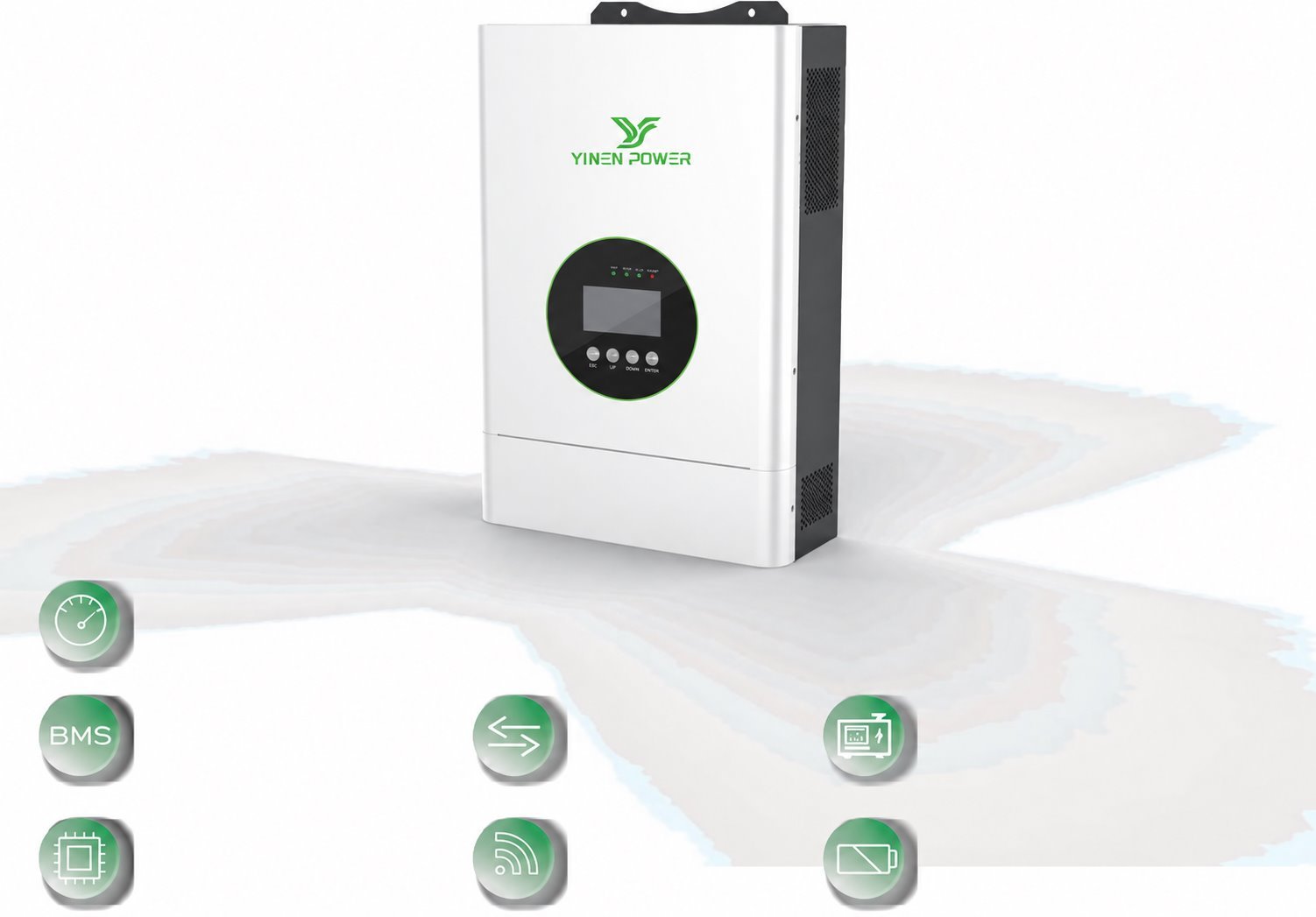 YINEN POWER INV 5000-24 inverter with logo on front panel