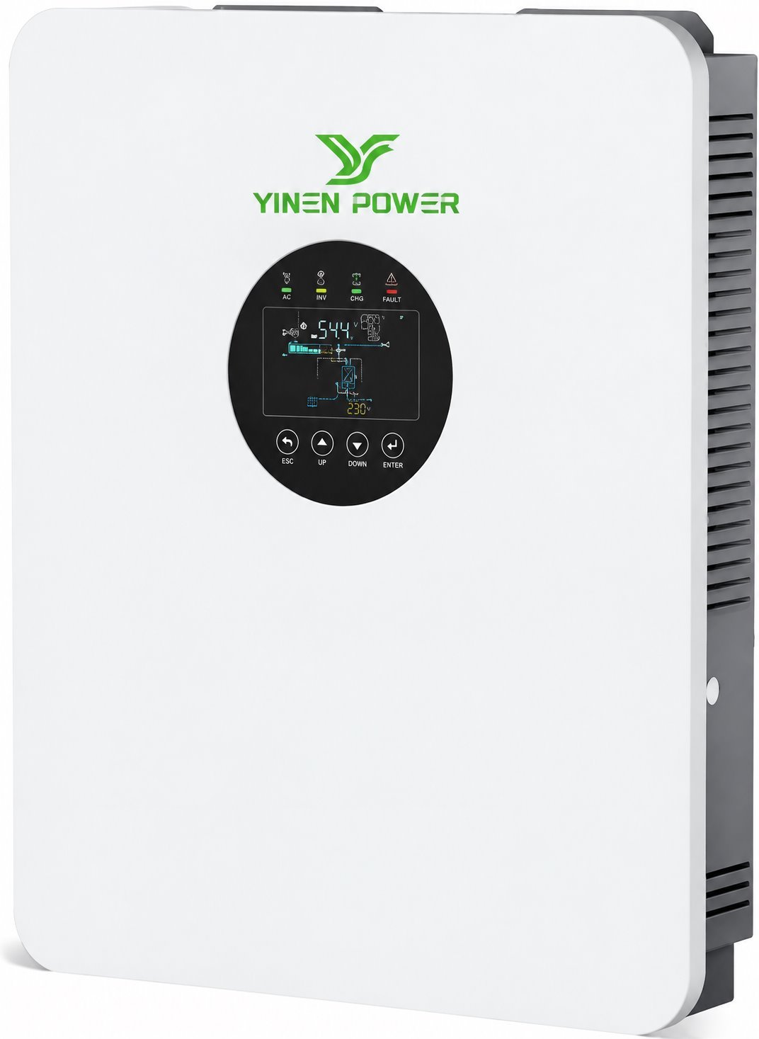 YINEN POWER INW 12000-48 inverter with logo on front panel