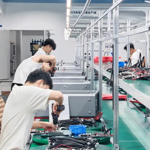 Energy storage production line